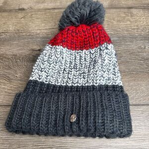 Mens Spyder Bennie Hat With Pom